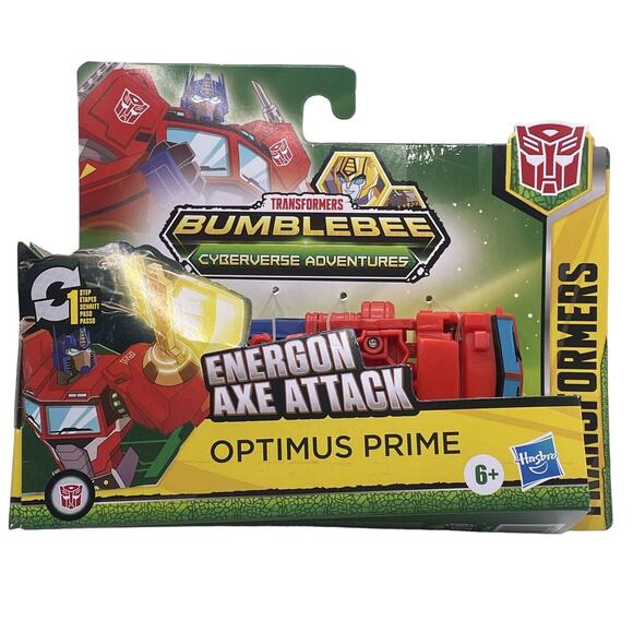 Transformers Bumblebee Cyberverse Adventure OPTIMUS PRIME Energon Axe Attack NEW - Picture 1 of 6